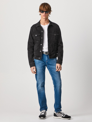 Pepe Jeans pánská černá džínová bunda Pinner - S (0)