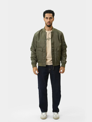 Pepe Jeans pánská khaki zelená bunda  - S (676)