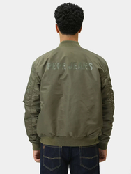 Pepe Jeans pánská khaki zelená bunda  - S (676)