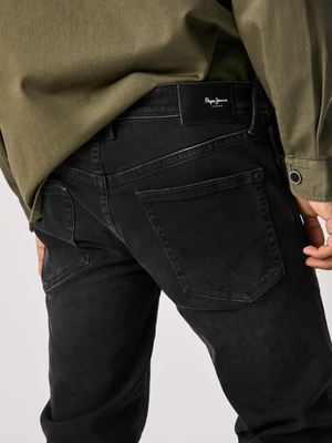 Pepe Jeans pánské černé džíny Hatch - 36/32 (000)