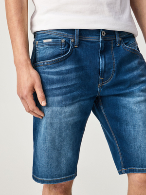 Pepe Jeans pánské modré džínové šortky Track - 31 (0)