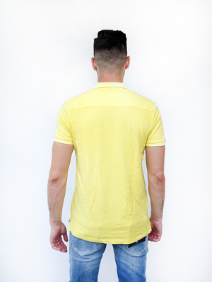 Pepe Jeans pánské žluté  polo tričko - L (65)