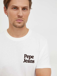 Pepe Jeans pánské krémové tričko - XL (803)