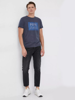 Pepe Jeans pánské modré tričko Rafer - S (594)