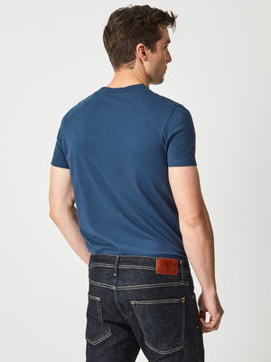 Pepe Jeans pánské modré tričko Wallace - M (571)
