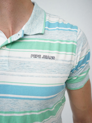 Pepe Jeans pánské pruhované polo tričko - M (0AA)