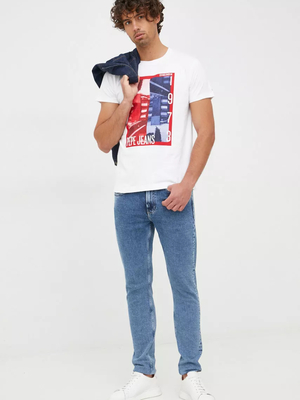 Pepe Jeans pánské bílé tričko - S (800)