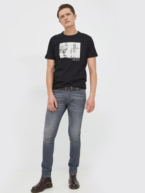 Pepe Jeans pánské černé tričko - S (999)