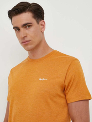 Pepe Jeans pánské oranžové tričko - XL (97)