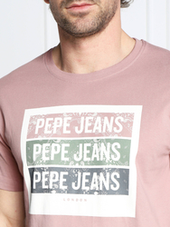 Pepe Jeans pánské růžové triko Acee - L (307)
