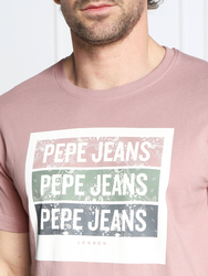 Pepe Jeans pánské růžové triko Acee - S (307)