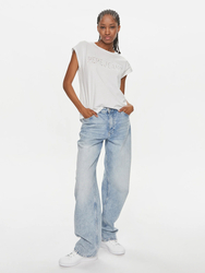 Pepe Jeans dámské bílé tričko  - XS (800)