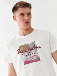 Pepe Jeans pánské bílé tričko - S (803)