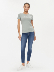 Pepe Jeans dámské zelené tričko NEW VIRGINIA - L (660)