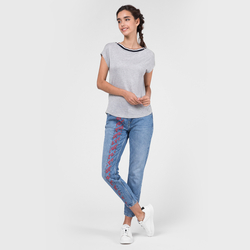 Pepe Jeans dámské šedé tričko Apolline - XS (913)