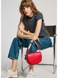 Pepe Jeans dámská červená kabelka Crisha - UNI (255)