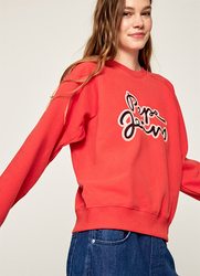 Pepe Jeans dámská červená mikina Bonnie - S (266)