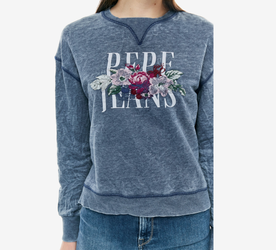 Pepe Jeans dámská modrá mikina Anas - XS (565)