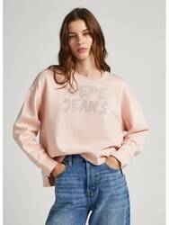 Pepe Jeans dámská růžová mikina Bailey - XS (323)