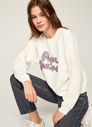 Pepe Jeans dámská smetanová mikina Bonnie - M (808)
