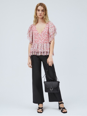 Pepe Jeans dámská vzorovaná halenka Orleans - S (0AA)