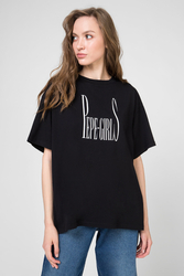 Pepe Jeans dámské černé tričko Lula - S (999)