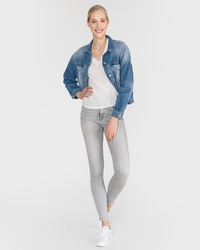 Pepe Jeans dámské šedé džíny Regent - 30/30 (0)