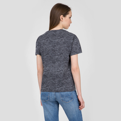 Pepe Jeans dámské tmavě šedé melírované tričko Michelle - M (597)