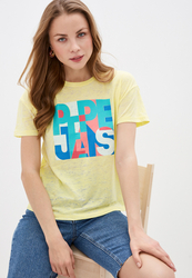 Pepe Jeans dámské žluté tričko Brooke - XS (31)
