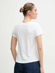 Pepe Jeans dámské bílé tričko  - L (800)