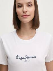 Pepe Jeans dámské bílé tričko  - XS (800)