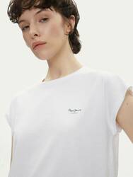 Pepe Jeans dámské bílé tričko Blooma - XS (800)
