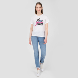 Pepe Jeans dámské bílé melírované tričko Michelle - XS (803)
