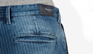Pepe Jeans dámské džínové šortky Naomie s proužkem - 25 (0)