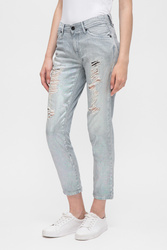 Pepe Jeans dámské holografické 7/8 džíny Joey - 29/28 (000)