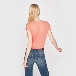 Pepe Jeans dámské lososové tričko Clementine - XS (193)