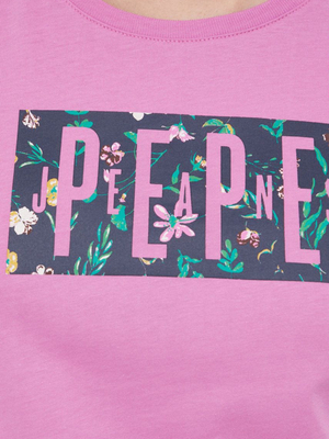 Pepe Jeans dámské růžové tričko Patsy - M (363)