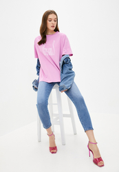 Pepe Jeans dámské růžové tričko Lula - S (305)