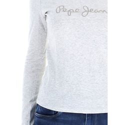 Pepe Jeans dámské světle šedé tričko Meckenzie - L (933)