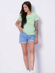Pepe Jeans dámské zelené tričko Lorette - L (606)