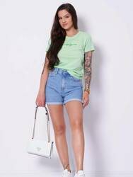 Pepe Jeans dámské zelené tričko Lorette - L (606)