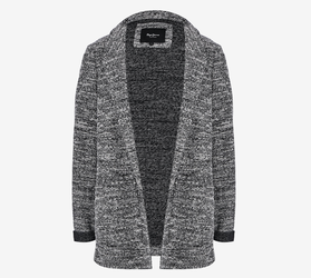 Pepe Jeans dámský šedý žíhaný cardigan Lala - XS (999)