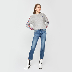 Pepe Jeans dámský šedý melírovaný svetr Nairobi - XS (933)