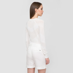Pepe Jeans dámský bílý svetřík Lulu - S (810)