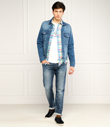 Pepe Jeans pánská džínová modrá bunda Pinner - M (0)