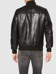 Pepe Jeans pánská černá koženková bunda Freddie - XL (999)