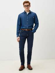 Pepe Jeans pánská modrá košile Petri - L (561)