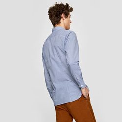 Pepe Jeans pánská modrá vzorovaná košile David - XL (802)