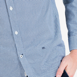 Pepe Jeans pánská modrá vzorovaná košile David - XL (802)
