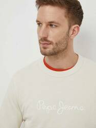 Pepe Jeans pánská smetanová mikina Joe - L (804)